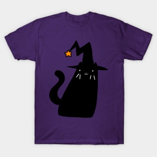 Witch Black Cat T-Shirt